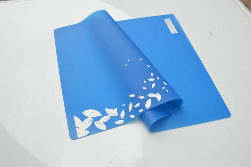 舒适的天蓝色餐垫 环保 隔热 硅胶餐垫